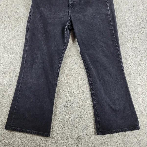 Lauren Jeans Co Ralph Lauren Womens Jeans 14 Black Classic Cowboy Bootcut Denim - Image 7