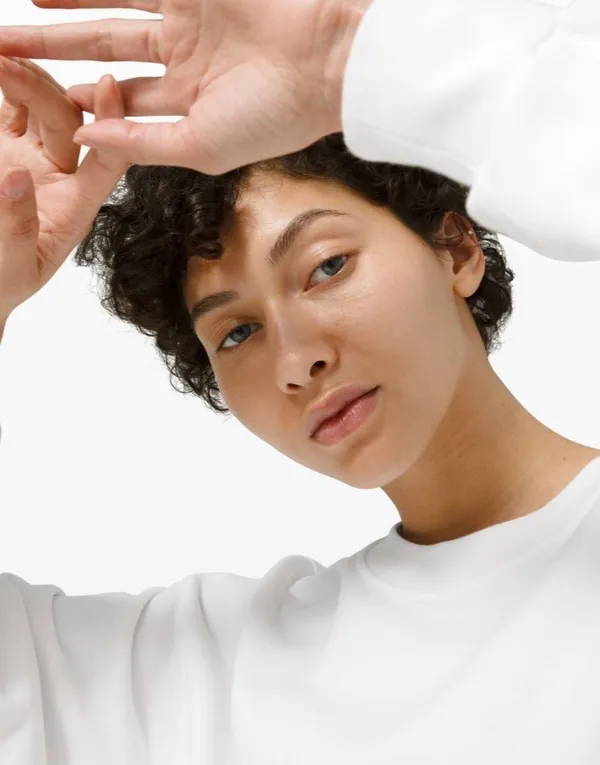 Lululemon Perfectly Oversized Crew White 6 - Image 7