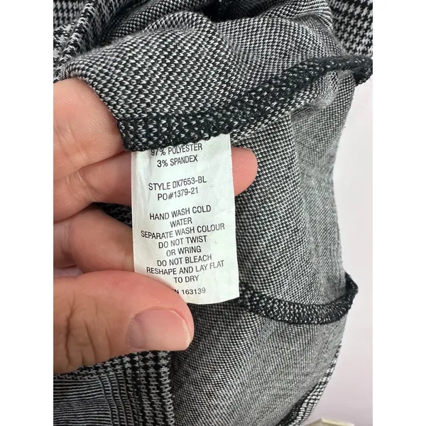 Haley & June Womens XS‎ Glen Plaid Mini Dress Open Back Preppy Academia Chic - Image 3