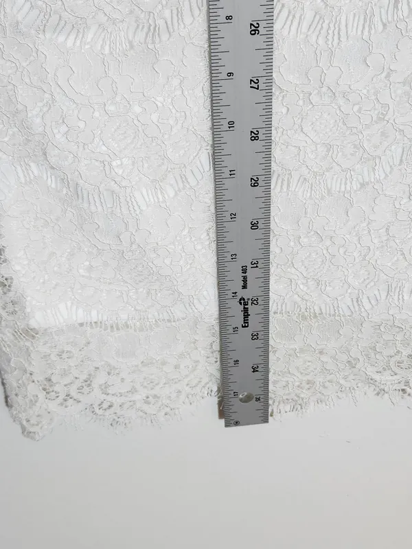 Lulus White Lace Mini Shift Dress NWT Size Large - Image 8