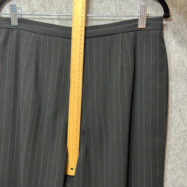 Vintage Dani Max Pinstripe Dress Pants Elastic Waist Trousers‎ Career Size 12 - Image 5