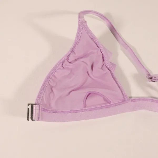 NWT Seafolly X Revolve Shine On Fixed Tri Bikini in Lilac - Image 10