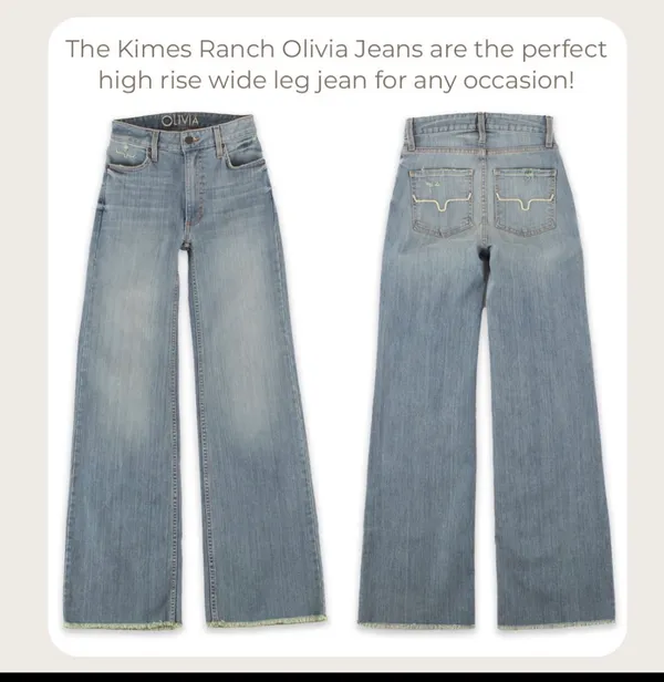 Kimes Ranch Olivia light wash - Image 3