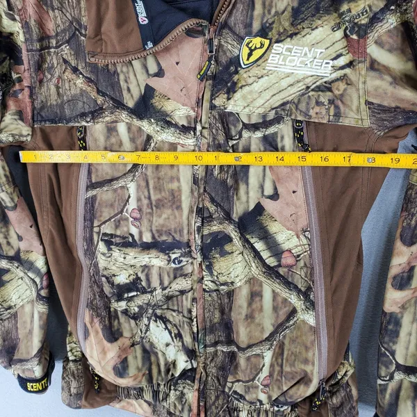 Scent Blocker Women's Insulated Jacket Body Lock Sz M Hunting Camo Brown 3 Layer - Image 8