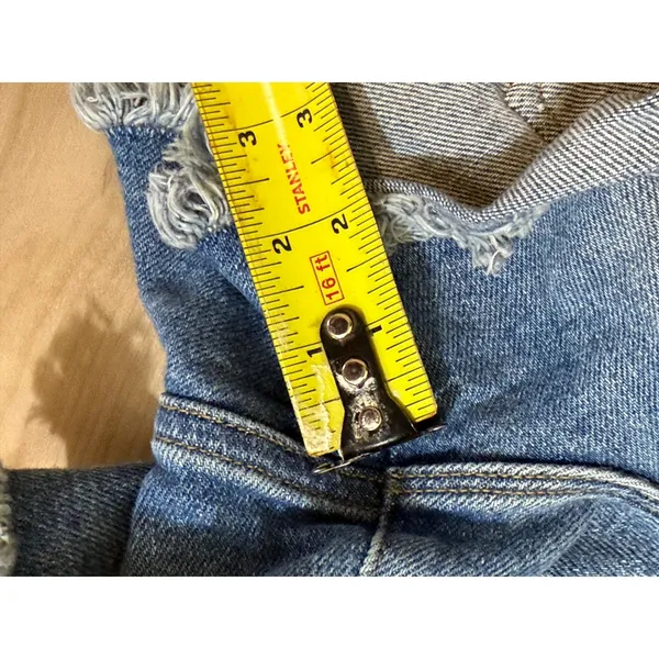 Good American Good Shorts Women 2 Blue‎ Cut Off High Rise Denim Jean Shorts - Image 8