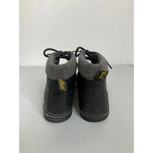Dr. Martens Maelly Black Leather Herringbone Collar Boots Womens 9‎ US L JY004 - Image 4