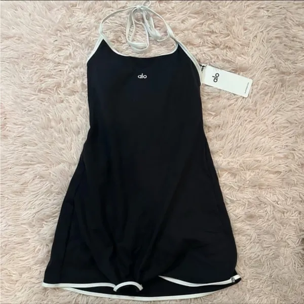 Alo Yoga Softsculpt Halter Tennis Dress Small NWT - Image 6