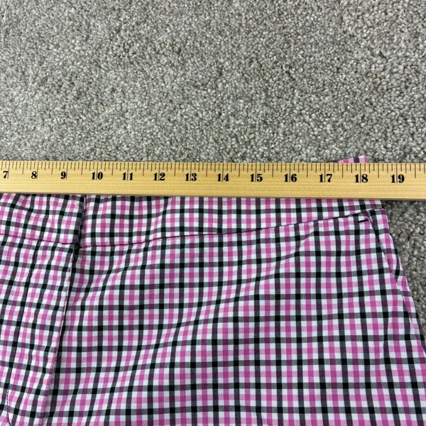 Jones New York Womens Plaid Bermuda Short Women 16 Pink Country Club Golf Resort - Image 5