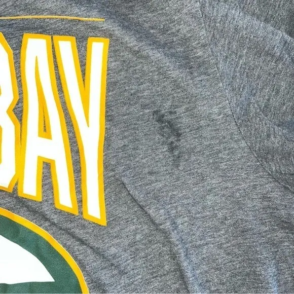 Nike T-Shirt Women's Gray Green Bay Packers XL NFL Football - Image 5