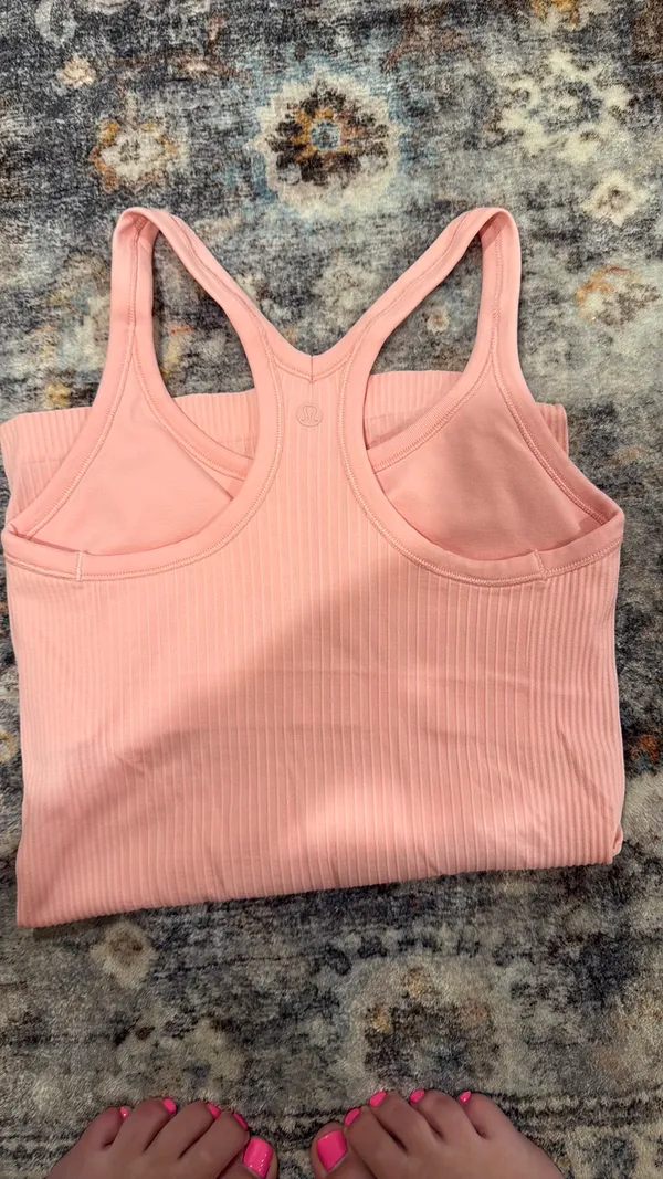 Lululemon Pink Ebb To Street Tank - Image 3