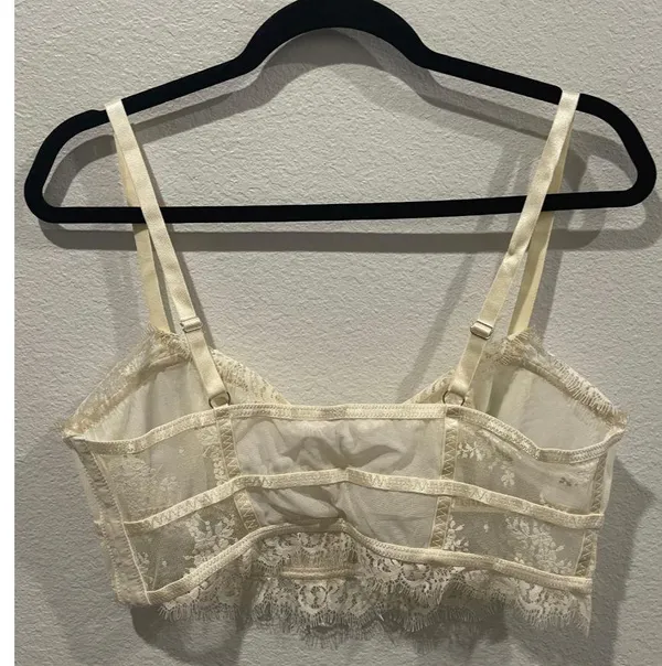 FREE PEOPLE Layer In Lace Ivory Bustier - Image 7