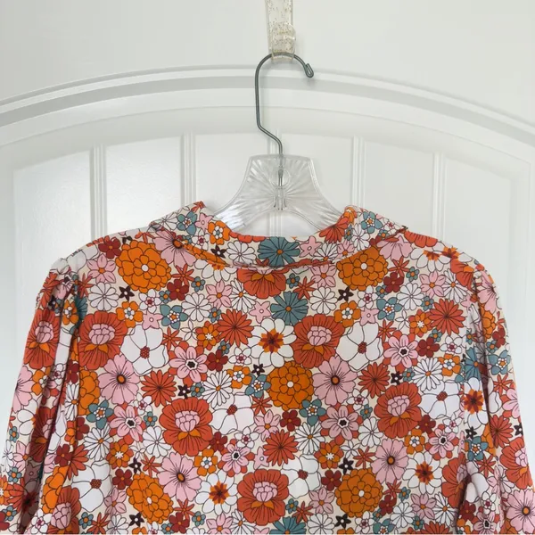 New Dokotoo Women’s Large V Neck Tiered Midi Floral Boho Dress Cottagecore - Image 9