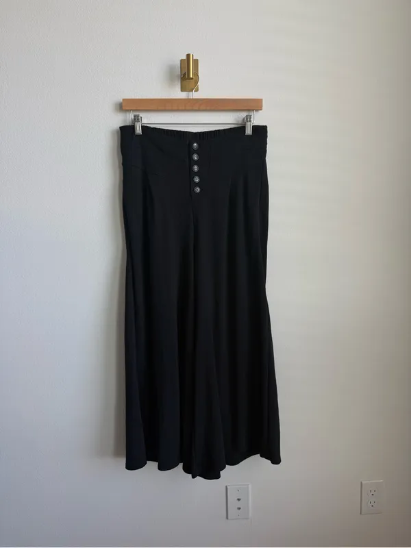 Anthropologie Ettawa Lucerne Wide Leg Pants Black XS - Image 7