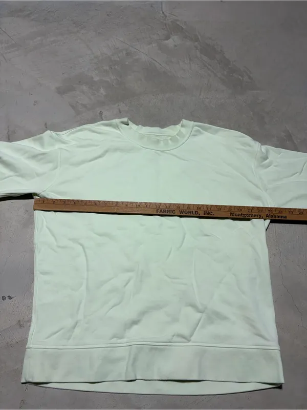 Lululemon perfectly oversized Light green Mint Crewneck Sweatshirt - Image 6