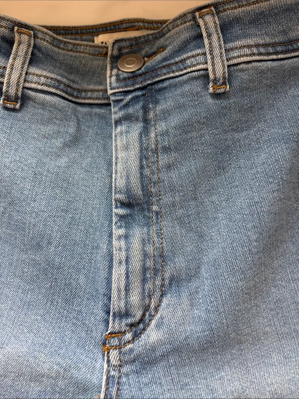 Zara Light Blue Wide-Leg Jeans - Image 3