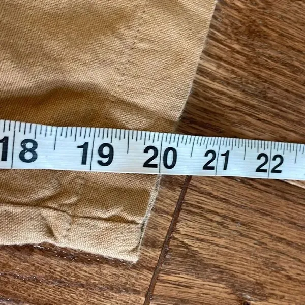 Forever 21 linen blend tan wide leg tie waist pant - Image 3