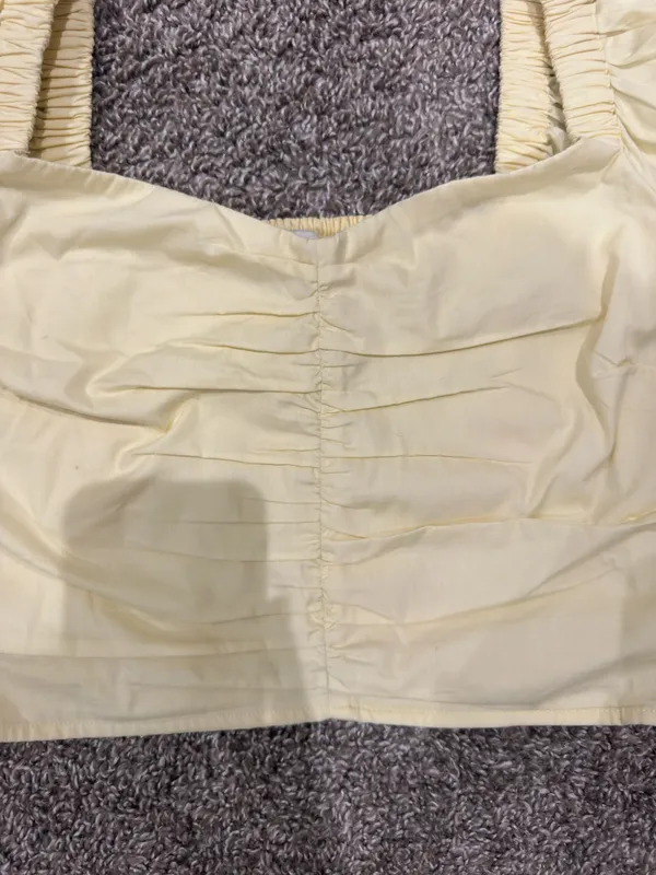 Abercrombie Yellow Crop Top - Image 2