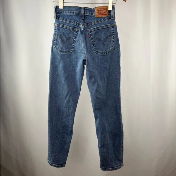 Levi's Wedgie Straight Jeans in Jive Sound Blue‎ Size 26 - Image 9