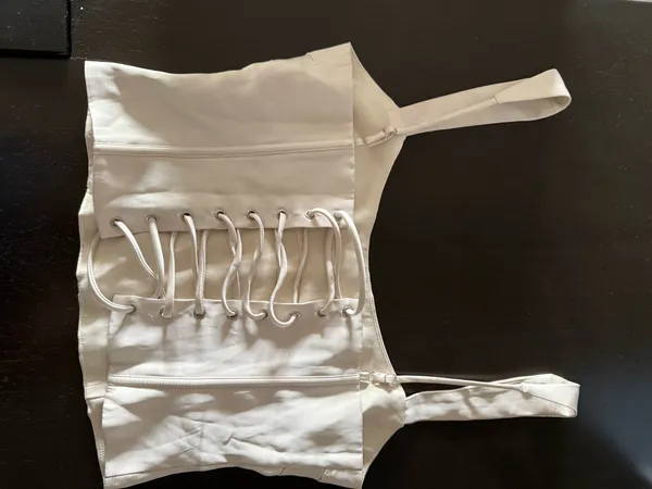 RUNAWAY THE LABEL Sindy Bustier Top in Champagne - Image 5