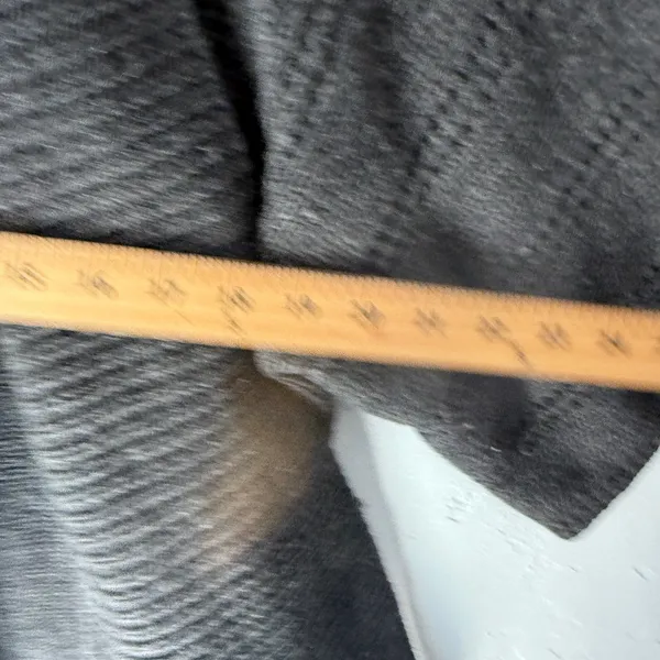 Christopher Fischer Charcoal Wool Cashmere Kimono‎ Cardigan Sweater Size S - Image 4