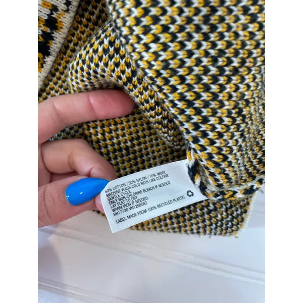 Rachel Comey X Target Animal Crewneck Pullover Sweater Cream Yellow Black Size S - Image 6