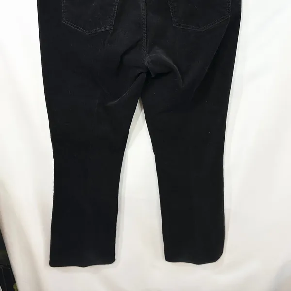 Talbots Size 10P Corduroy Pants Black Corduroy Bootcut Stretch Holiday 1338‎ - Image 4