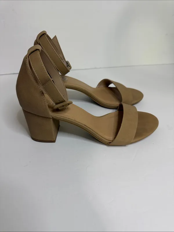 Women’s Tan Block Heel Ankle - Image 2