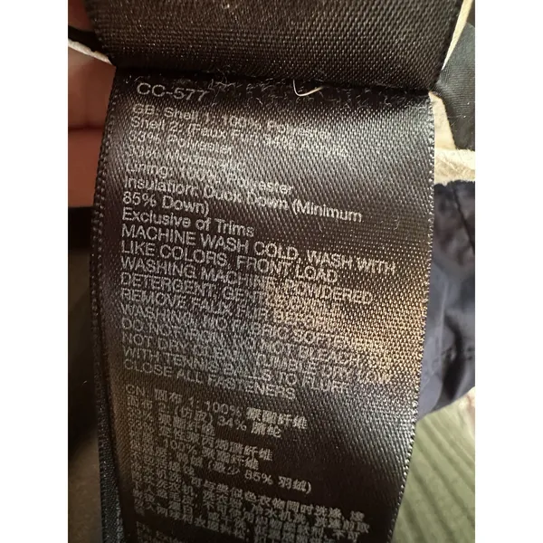 EUC Marmot Sz:XS Navy 700 Down fill Hooded Mid Length Parka Winter Coat Jacket - Image 9