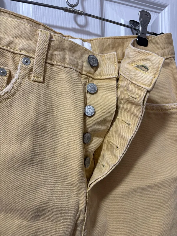 Boyish Denim Skirt Yellow - Image 3