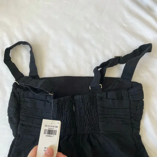 Abercrombie and Fitch Emerson Linen-Blend Skort romper mini dress - Image 4