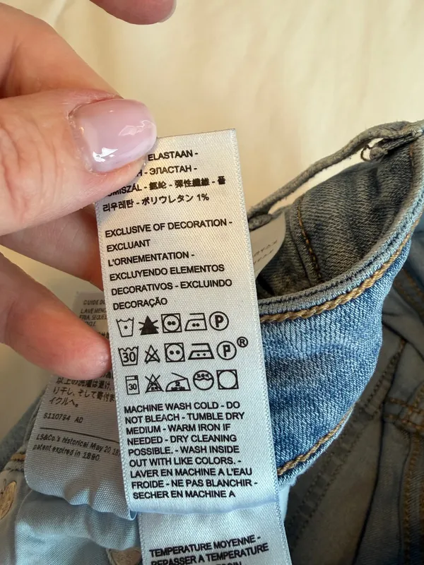 Levi’s 725 High Rise Bootcut Jeans 30 Classic Flattering Light Wash A5 - Image 6