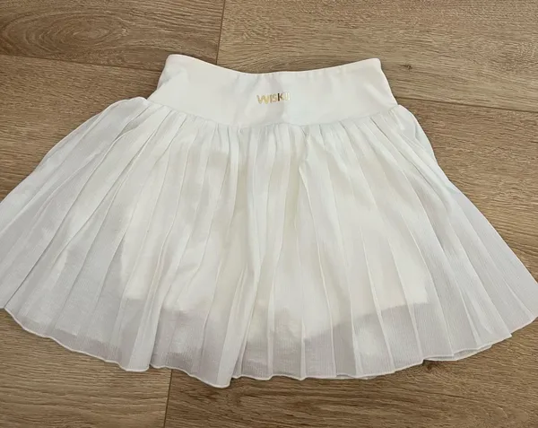 White Mini Tennis Skirt - Image 3