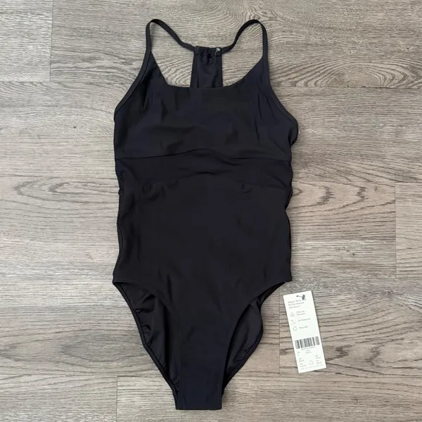 Sweaty Betty Aqua Xtra Life Performance Swimsuit S Black One Piece Racerback NWT - Image 5