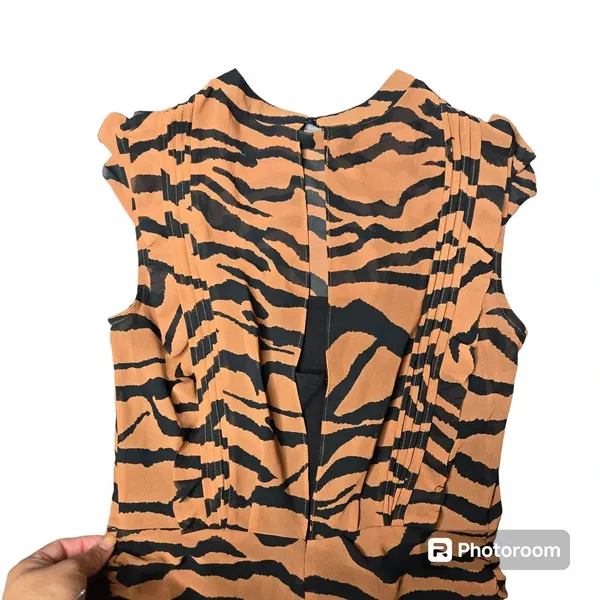 All Saints Hali Zephyr Tiger Print Mini Dress - Image 8