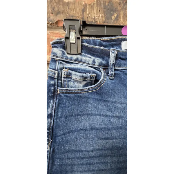 Zenana Button Fly Stretch Jeans Size 29 Skinny - Image 5