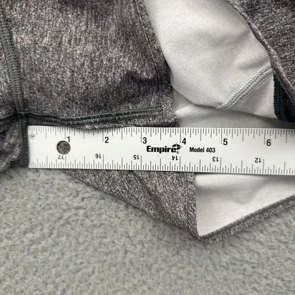 Lululemon Hotty Hot Shorts Low Rise 4" Heather Lux Gray Athletic Women's 6 - Image 8