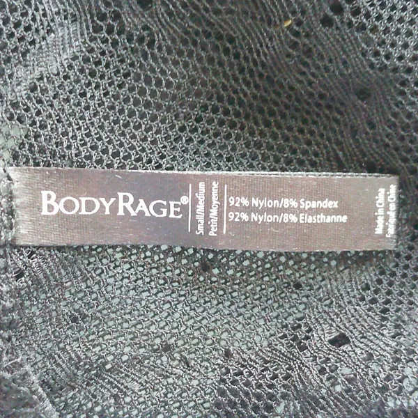 BodyRage Witchy MobWife Goth Dark Romance Sheer Lace Halter Bodysuit S/M Black - Image 5