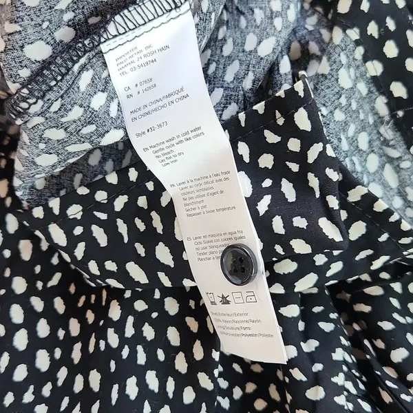 Streetwear Society NWT black and white animal print mini dress size‎ XL - Image 7