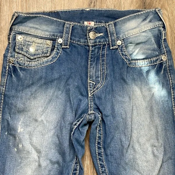 True Religion Straight Leg Big T Jeans - Image 3