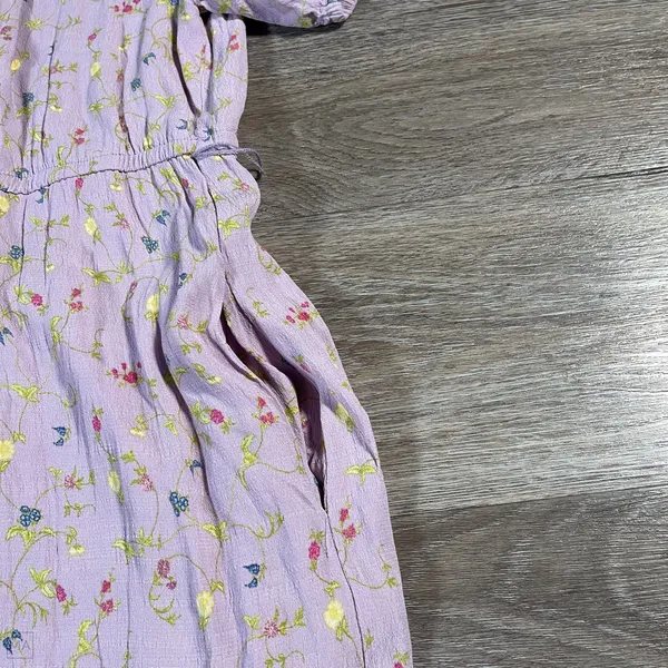 Matilda Jane Women's Dress Midi Cottagecore Feminine Floral Garden L‎ Purple - Image 3