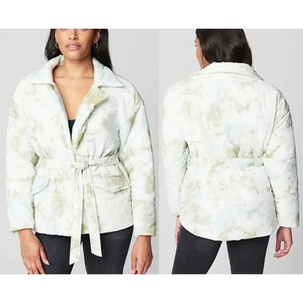 NWT Blank‎ NYC The Perfect Day Watercolor Wrap Puffer Jacket - Image 2