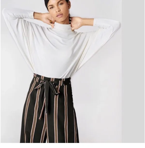 We The Free Alameda Soft Ribbed Oversized Turtleneck in Ivory/White Medium - Image 2