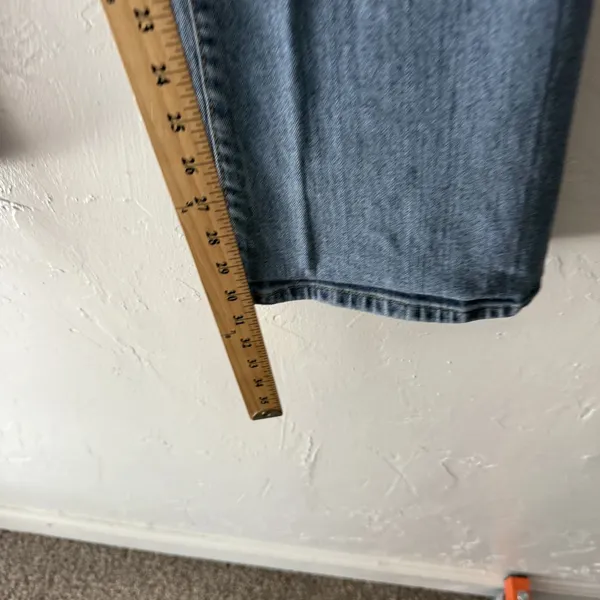 GAP Jeans Womens 6 Blue Low‎ Rise Flare Stretch Denim Classic Y2K 2000s Pants - Image 7