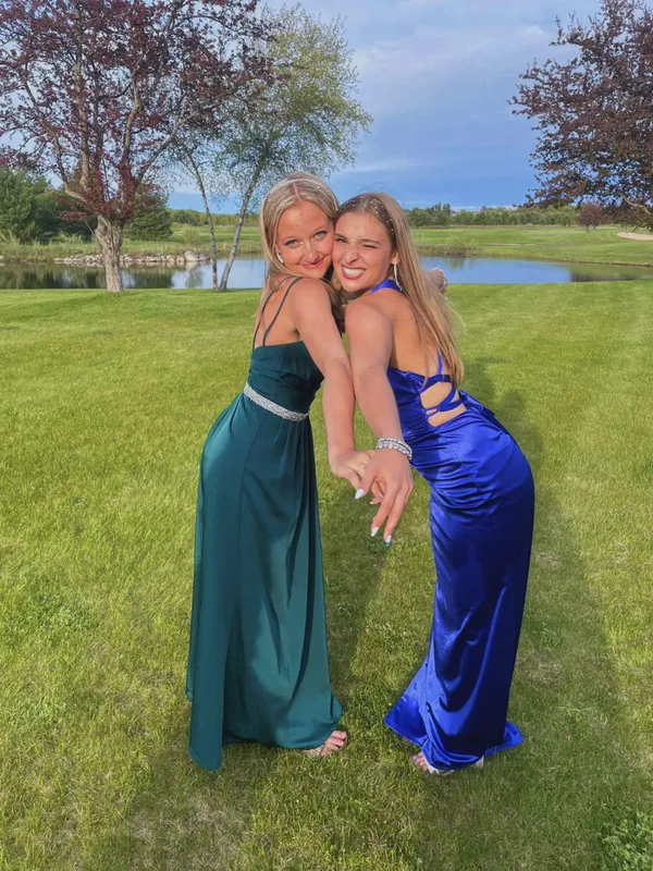 Nox Annabel Prom Dress Green Size 4 - Image 3