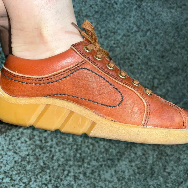 Vintage 90s Fanfares Leather Oxford Shoes - Image 8