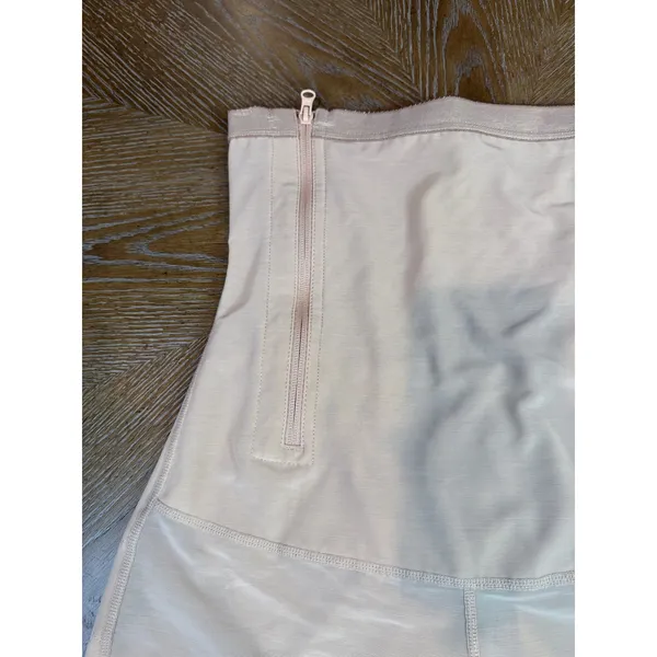 Shapellx AirSlim Postpartum Side Zipper Support Shorts Beige XL Shapewear - Image 6