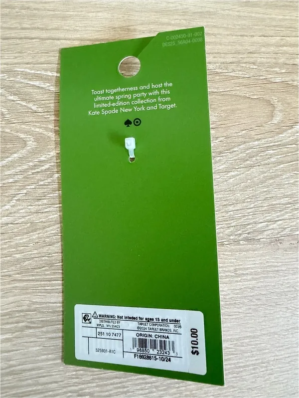 Kate Spade New York x Target Blue Strawberry Bag Charm Keychain Whimsy Quirky - Image 2
