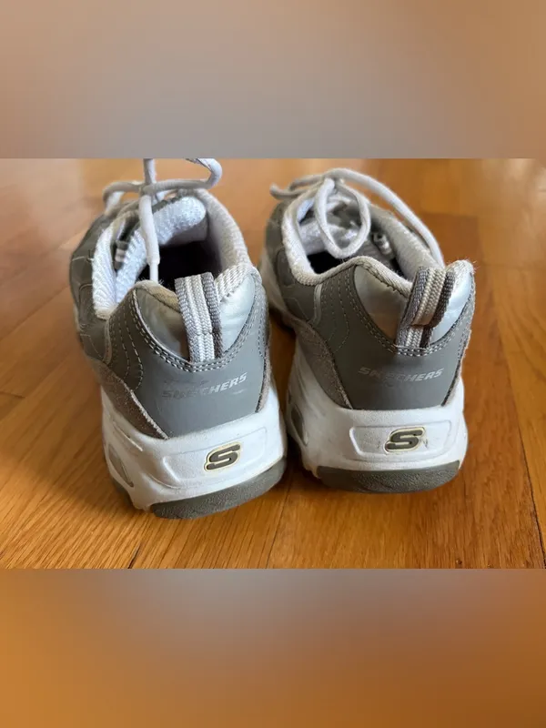 Skechers D'Lites Air-Cooled Memory Foam SN11936 Grey Size 9 Women's Sneakers - Image 3