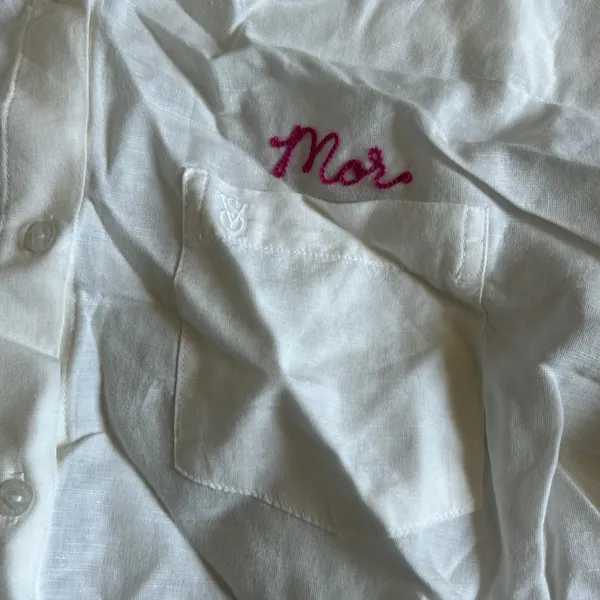 Victoria's Secret white button front shirt - Image 2