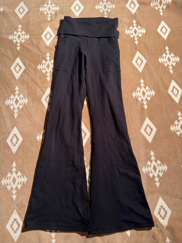 Aerie Foldover Flare Leggings - Image 2
